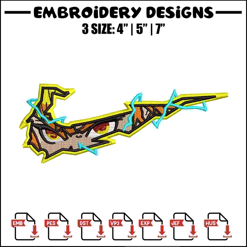 Zenitsu Eyes nike embroidery design, Kimetsu no Yaiba embroidery, nike design, anime shirt, digital download.jpg