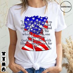 pledge of allegiance flag doristino awesome shirts