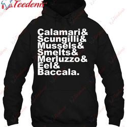 7 fishes seven christmas eve italian classic shirt, christmas shirt design ideas wear love, share beauty