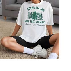 columbia inn pine tree vermont christmas shirt, christmas movie shirt, a white christmas bing crosby shirt