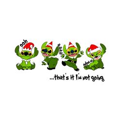 thats it im not going disney stitch christmas svg file