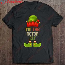 actor elf christmas matching family pajama christmas t-shirt, kids christmas shirts family wear love, share beauty