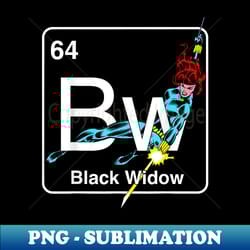 marvel avengers black widow element - instant png sublimation download - perfect for sublimation art