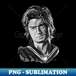 stranger things steve harrington- ink portrait - exclusive png sublimation download - defying the norms