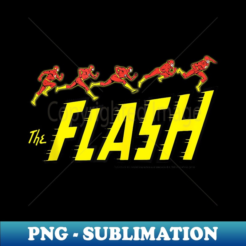 Run Flash Game Logo DC Comics The Flash Running Classic Logo - Vintage Sublimati | Inspire ...
