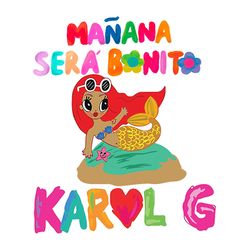 karol g mermaid svg, bichota mermaid manana sera bonito svg, babier svg, babier png, karol g png, download file 19