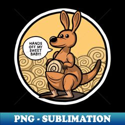 cinnamon bun kangaroo - elegant sublimation png download - fashionable and fearless