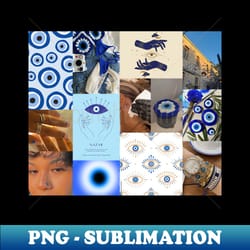 evil eye aesthetic collage - sublimation-ready png file - instantly transform your sublimation projects