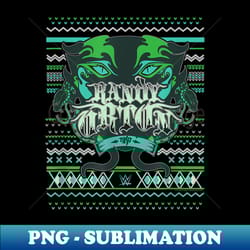 wwe christmas ugly sweater randy orton - high-resolution png sublimation file - enhance your apparel with stunning detail