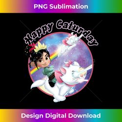 Disney Wreck It Ralph Vanellope Rainbow Galaxy Caturday Long Slee - Edgy Sublimation Digital File - Infuse Everyday with a Celebratory Spirit