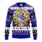 NLH New York Rangers 12 Grinch All Over Print Ugly Hoodie 3D Zip Hoodie 3D Ugly Christmas Sweater 3D Fleece Hoodie