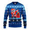 MLB Kansas City Royals Dabbing Santa Claus Ugly Hoodie 3D Zip Hoodie 3D Ugly Christmas Sweater 3D Fleece Hoodie