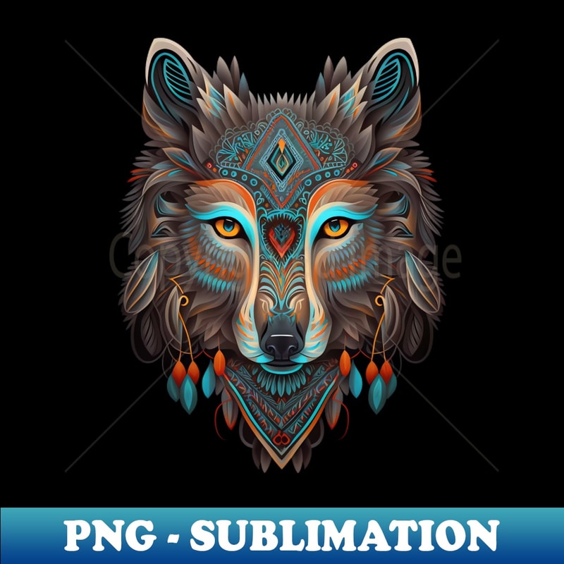 Aztec Wolf Huitzilopochtli Native Tribal Art - Trendy Sublim | Inspire ...