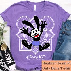 disney oswald the lucky rabbit shirt, oswald shirt, disney 100 years of wonder tee, disneyland 100th anniversary tee, di