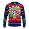 MLB Atlanta Braves 12 Grinch All Over Print Ugly Hoodie 3D Zip Hoodie 3D Ugly Christmas Sweater 3D Fleece Hoodie