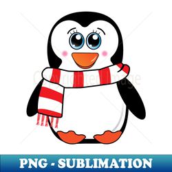 Cute Baby Penguin Christmas - Sublimation-Ready PNG File - Perfect for Creative Projects