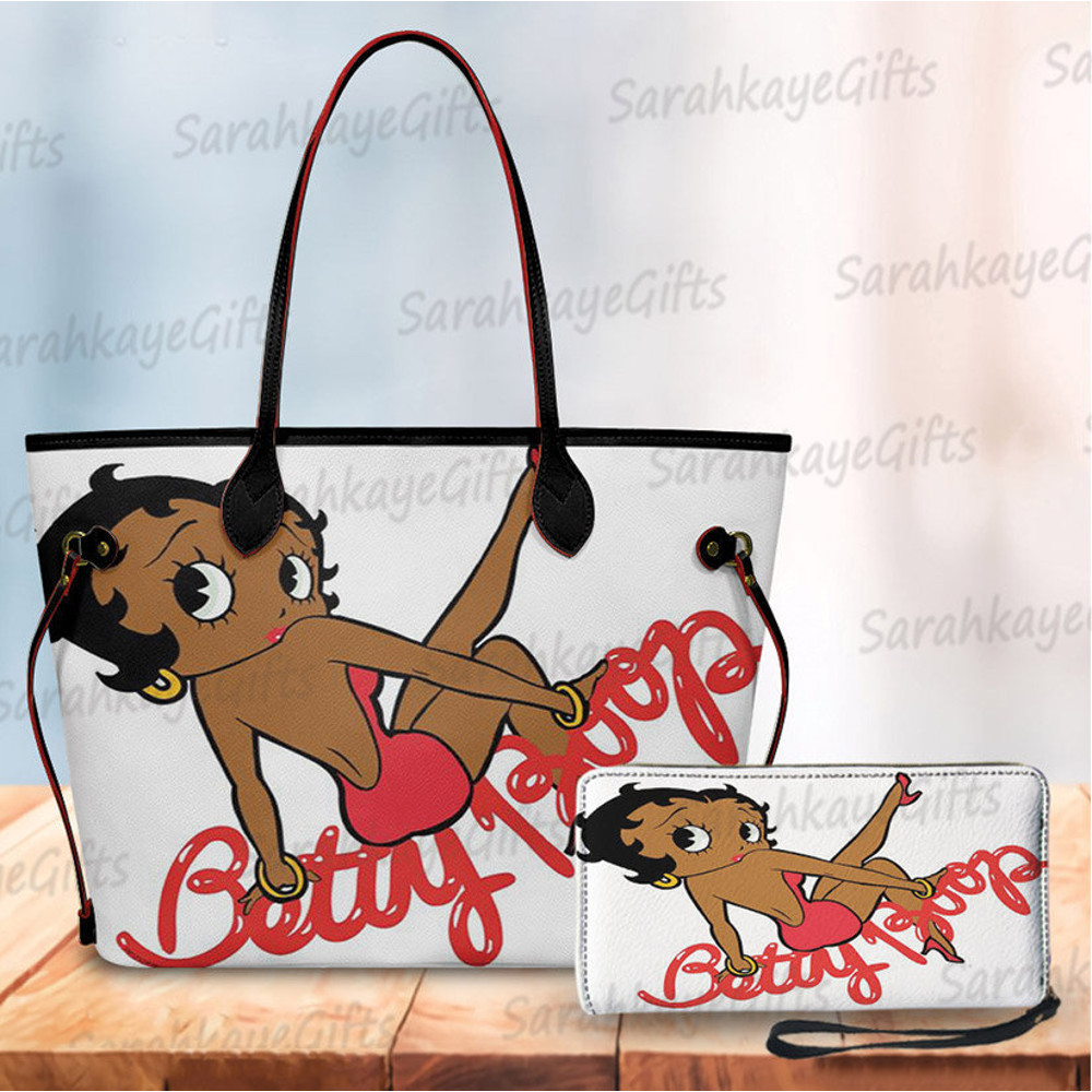 Betty Boop Large Leather handbag, Betty boop gift, Betty boop wallet, Betty boop purse, Betty boop shoulder bag, Gift for Her 1.jpg