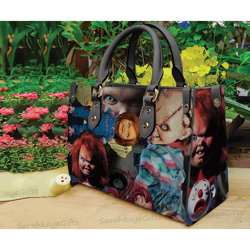 Chucky Halloween Horror Leather Bags, Chucky Lovers Handbag, Chucky Women Bags And Purses, Woman Handbag, Custom Leather Bag, Halloween Bag 16.jpg