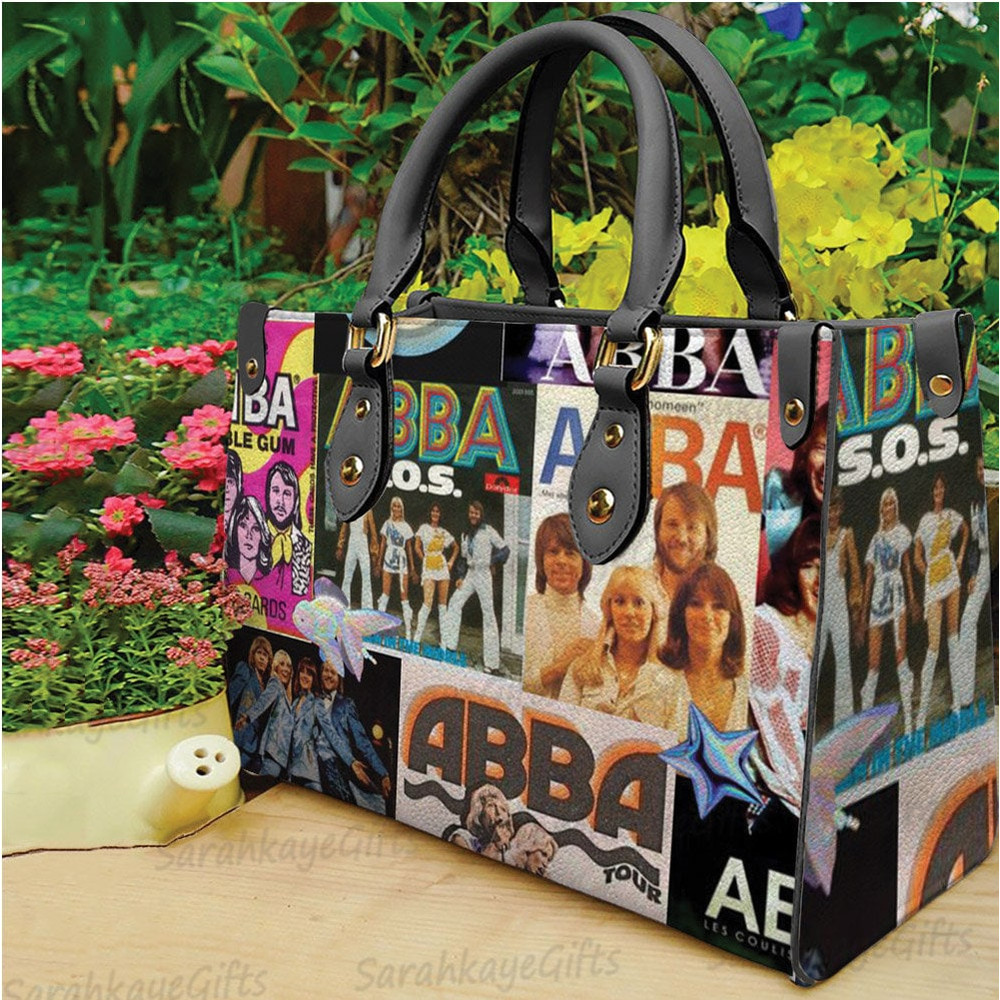 Customized A-B-B-A Leather Bags, A-B-B-A Lover's Handbag,A-B-B-A Women Bag And Purses, Music Band Handbag,Custom Leather Bags, Women Handbag.jpg