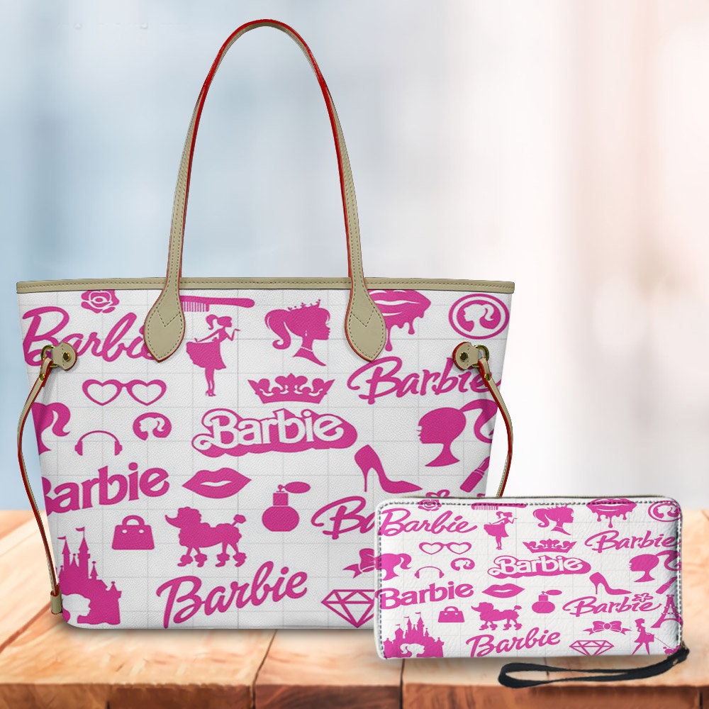 Margot Robbie Leather Large Bag, Alice in wonderland Lovers HandBag, Custom Leather Large Bag, Woman Handbag and Wallet, Shopping HandBag.jpg