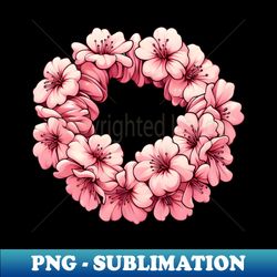 Scrunchie Pink Sakura Blossoms T-Shirt Apparel Sticker Mug Tote Gift etc - Signature Sublimation PNG File - Unleash Your Inner Rebellion