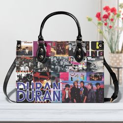 duran duran music leather hand bag, duran duran woman handbag, duran duran lovers handbag