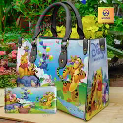 winnie the pooh leather bag, pooh women bags and purses, pooh lovers handbag