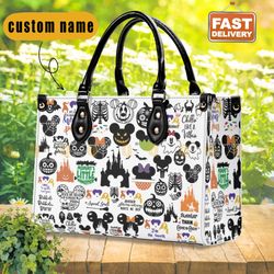 disney charactor leather bag, disney women handbag, disney handbag