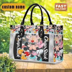 mickey women leather bag, mickey women handbag, disney handbag