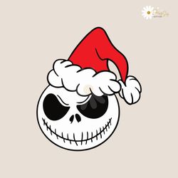 nightmare before christmas jack skellington santa svg file