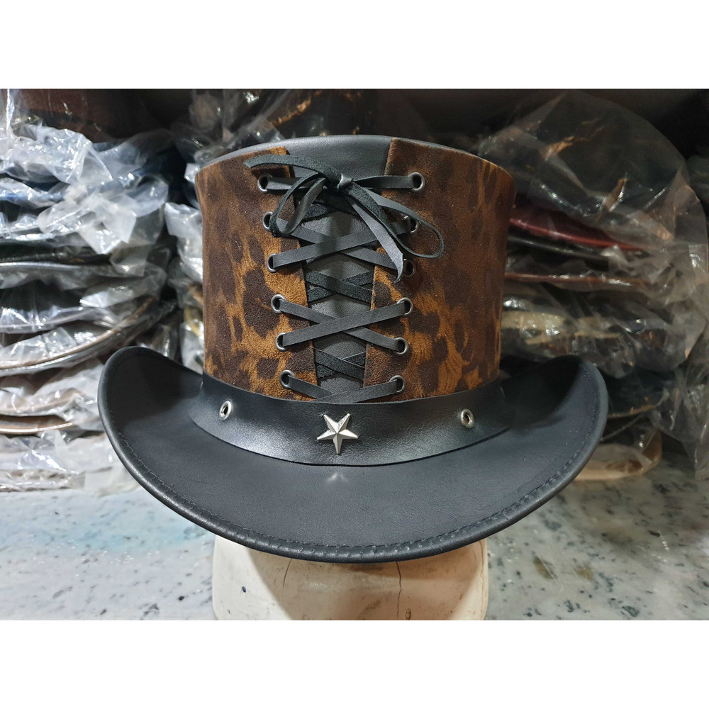 Steampunk Victorian Fabric Vest Leather Top Hat (3).jpg