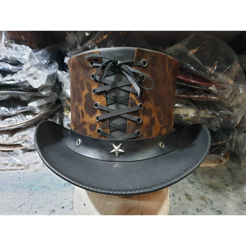 Steampunk Victorian Fabric Vest Leather Top Hat (3).jpg