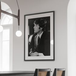 john lennon canvas, beatles music icon art, peace activist print, inspirational decor, john lennon, retro music wall art