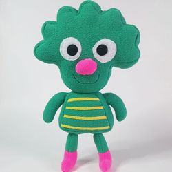 Broccoli plush toy from "Simple song" cartoon