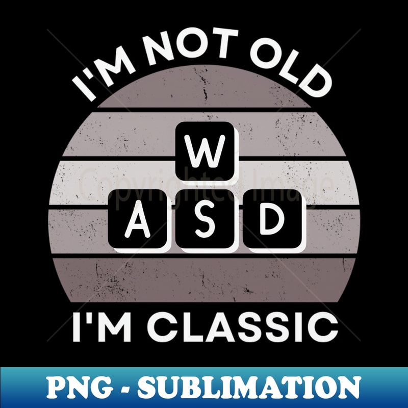 IO-20231118-18265_Im not old Im Classic WASD Retro Hardware Vintage Sunset Grayscale 80s 90s Video Gaming 2381.jpg