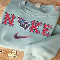 NIKE NFL Tennessee Titans Embroidered Sweatshirt, NIKE NFL Sport Embroidered Sweatshirt, NFL Embroidered Shirt