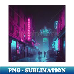 Neon Noir - Sublimation-Ready PNG File - Perfect for Sublimation Art