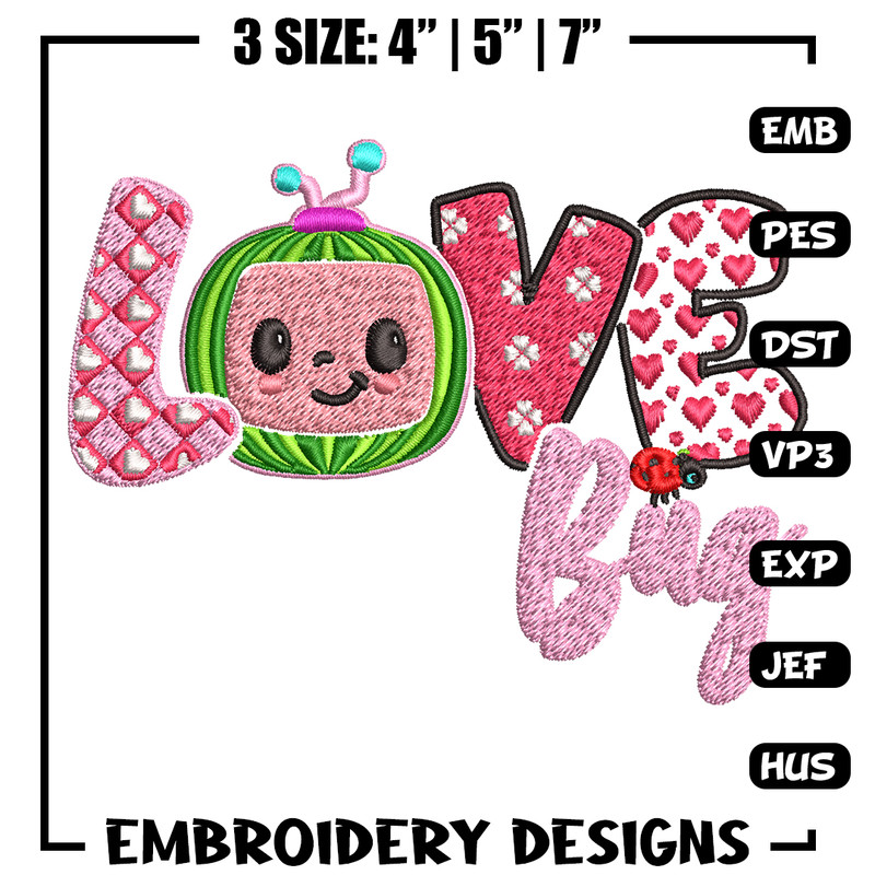 Love bug logo Embroidery design, Love bug logo Embroidery, logo design, Embroidery File, logo shirt, Digital download..jpg