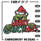 Merry christmas Grinch Embroidery design, Grinch christmas Embroidery, Grinch design, Embroidery File, Instant download..jpg