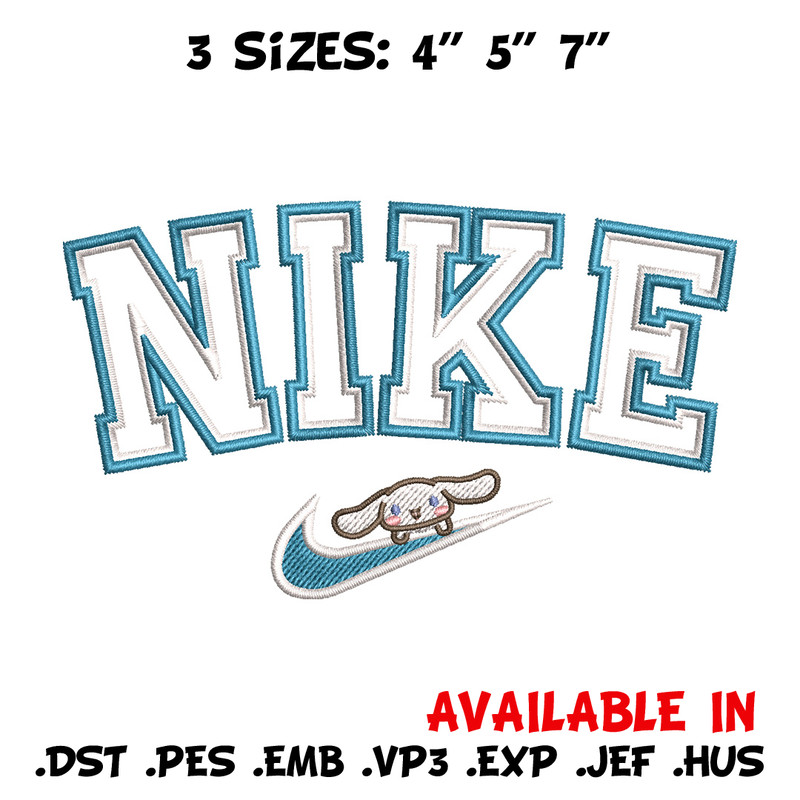 Nike bunny cute embroidery design, Bunny embroidery, Nike design,Embroidery shirt, Embroidery file, Digital download.jpg