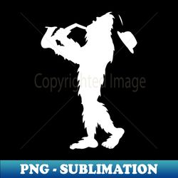 Bigfoot Saxophone Player - High-Resolution PNG Sublimation File - Stunning Sublimation Graphics