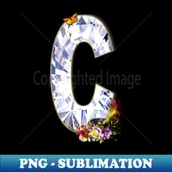 name initial letter c and rooster - elegant sublimation png download - unleash your creativity
