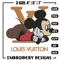 Mickey louis vuitton Embroidery Design, Lv Embroidery, Embroidery File, Brand Embroidery, Logo shirt, Digital download.jpg