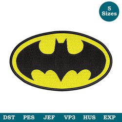 Batman Logo embroidery design, Batman Logo embroidery File, logo design, logo shirt, Embroidery shirt, Instant download