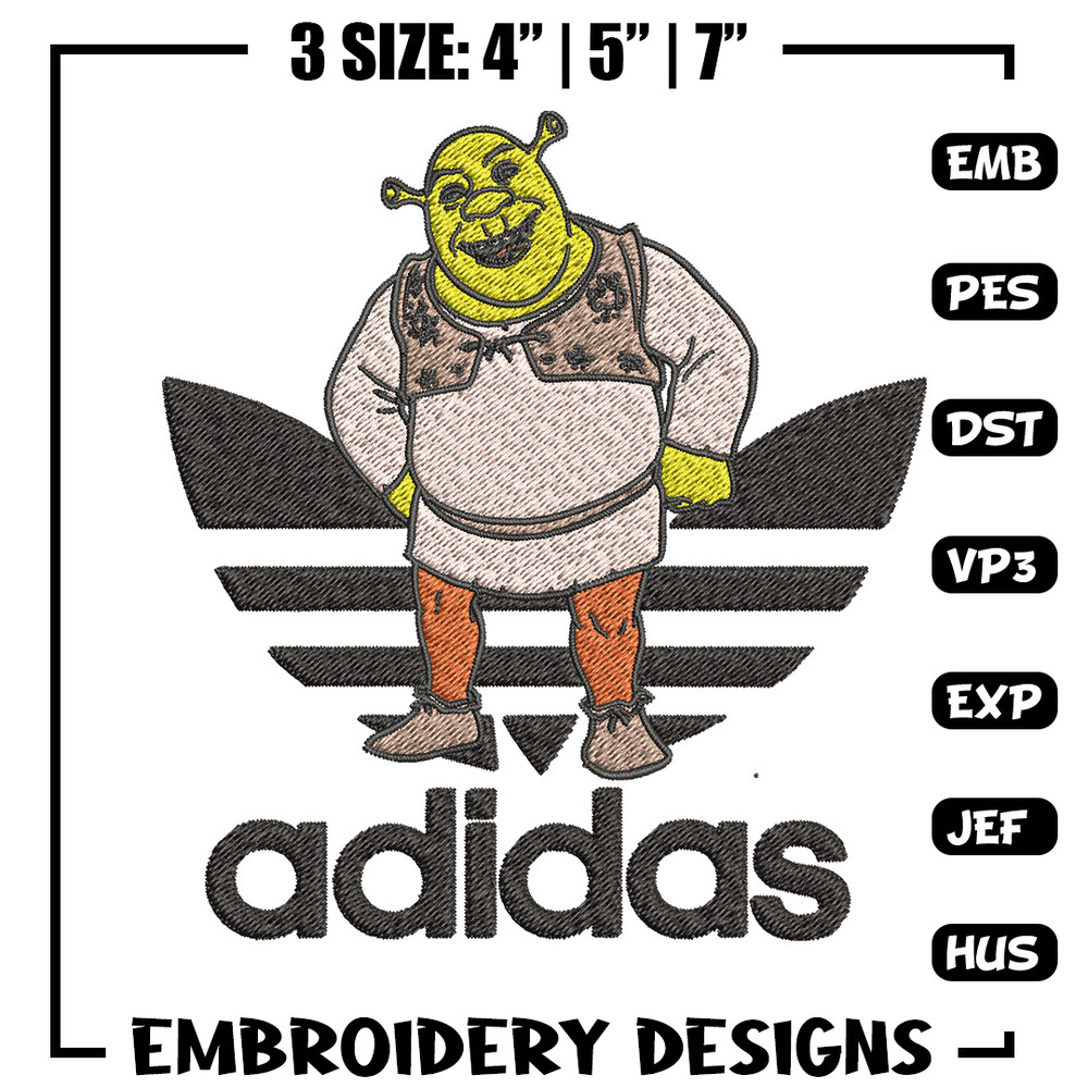 Monster adidas Embroidery Design, Adidas Embroidery, Embroidery File, Brand Embroidery, Logo shirt, Digital download.jpg