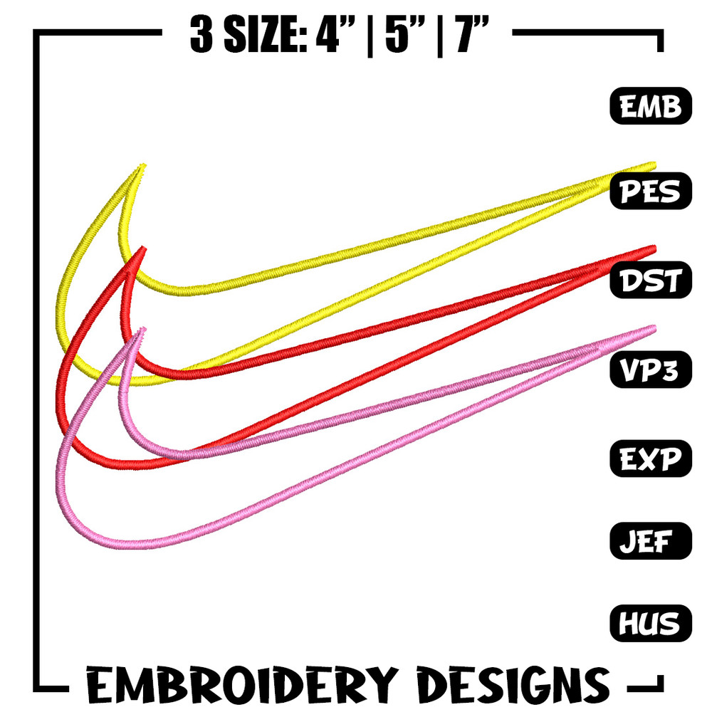 Nike 3 sign embroidery design, Logo embroidery, Nike design, Embroidery shirt, Embroidery file,Digital download.jpg