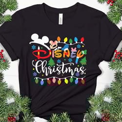 disney christmas shirts, christmas light shirt, disney shirt, christmas shirt, mickey shirt, disney family shirt, disney