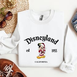 disneyland christmas sweatshirt, disney california hoodie, mickey and minnie sweatshirt, oversized sweatshirt, christmas