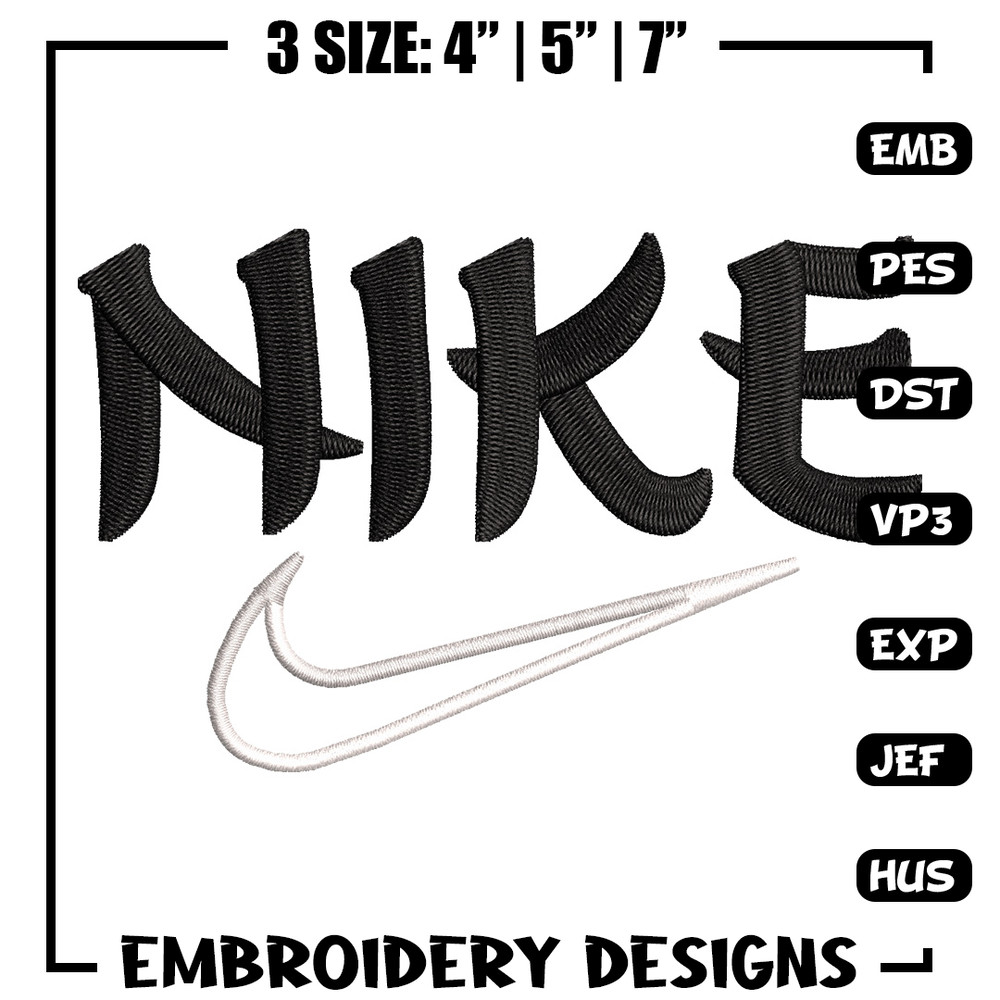Nike black embroidery design, Nike embroidery, Nike design, Embroidery shirt, Embroidery file,Digital download.jpg