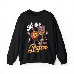 hanukkah sweater retro tis the season shirt hannukah sweater hanukkah sweatshirt nes gadol hanukkah shirt hannukah shirt